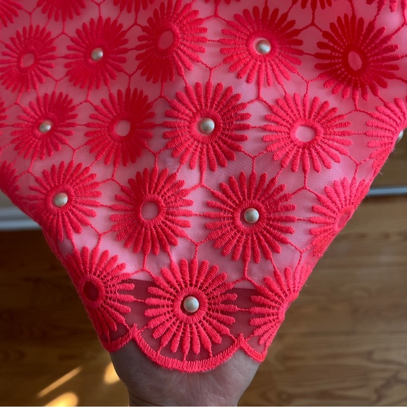 Lilly Pulitzer Pinwheel Pearl Shift Dress in Fiesta Pink - Picture 7 of 10